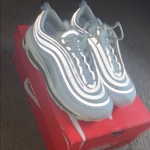 AirMax 97 White and Silver